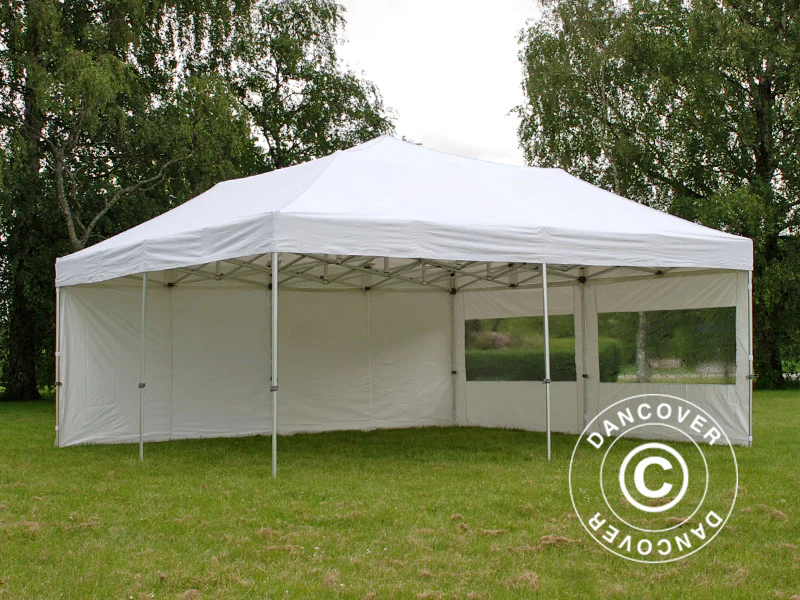 Foldetelt FleXtents Xtreme 50 6x6m Hvid, inkl. 8 sider - Image 9