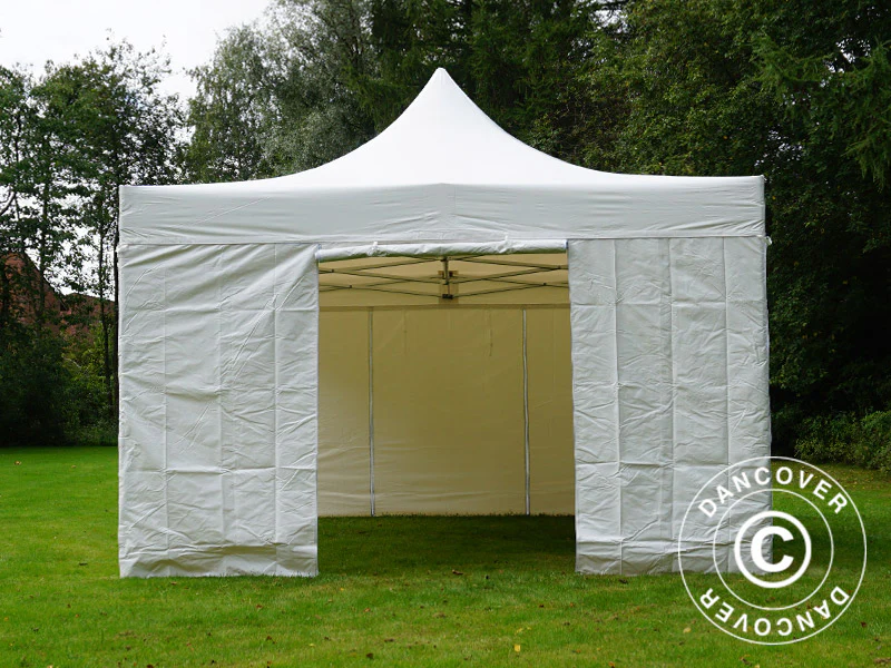 Foldetelt FleXtents Xtreme 50 Heavy Duty 4x6m Hvid, inkl. 8 sider - Image 9
