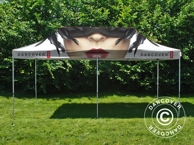 Foldetelt FleXtents Xtreme 50 med fuldt digitalt print, 4x8m - Image 3