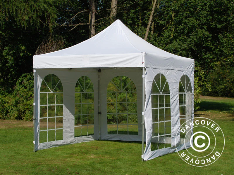 Foldetelt FleXtents Xtreme 50 Vintage Style 3x3m Hvid, inkl. 4 sider - Image 17