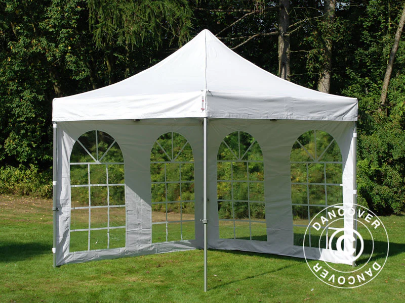 Foldetelt FleXtents Xtreme 50 Vintage Style 3x3m Hvid, inkl. 4 sider - Image 5