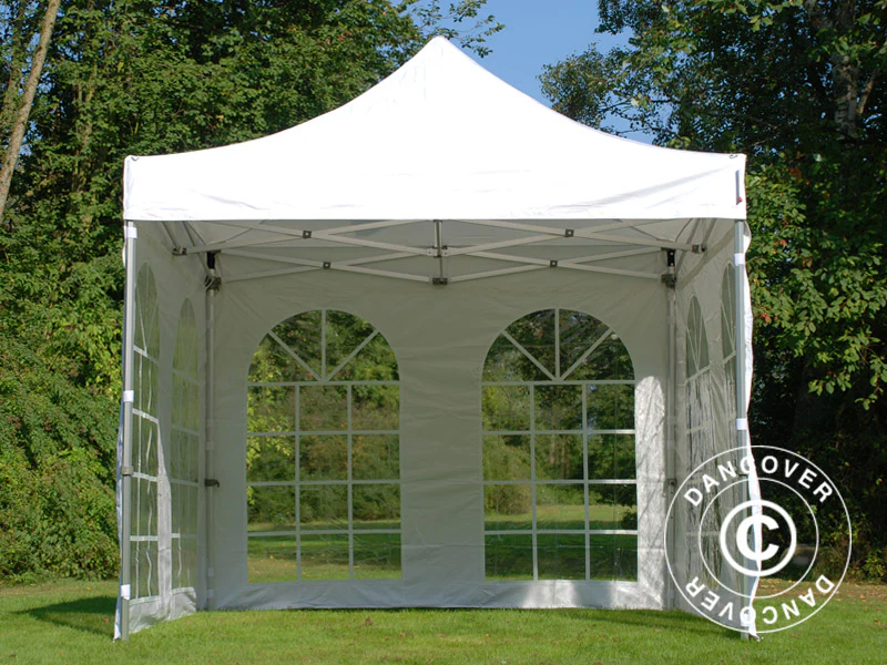 Foldetelt FleXtents Xtreme 50 Vintage Style 3x3m Hvid, inkl. 4 sider - Image 8