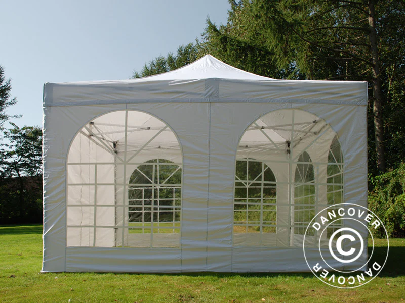 Foldetelt FleXtents Xtreme 50 Vintage Style 4x4m Hvid, inkl. 4 sider - Image 16