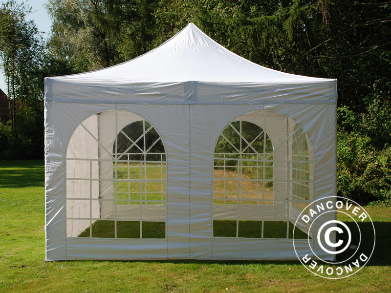 Foldetelt FleXtents Xtreme 50 Vintage Style 4x4m Hvid, inkl. 4 sider - Image 7