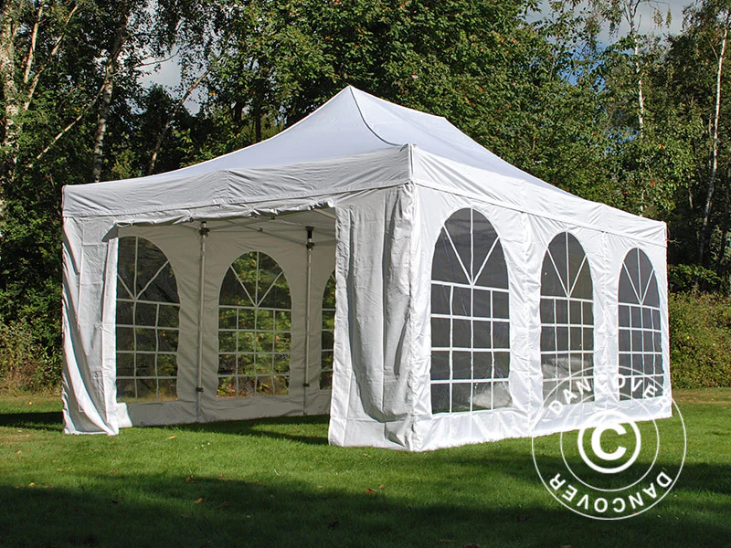 Foldetelt FleXtents Xtreme 50 Vintage Style 4x6m Hvid, inkl. 8 sider - Image 20