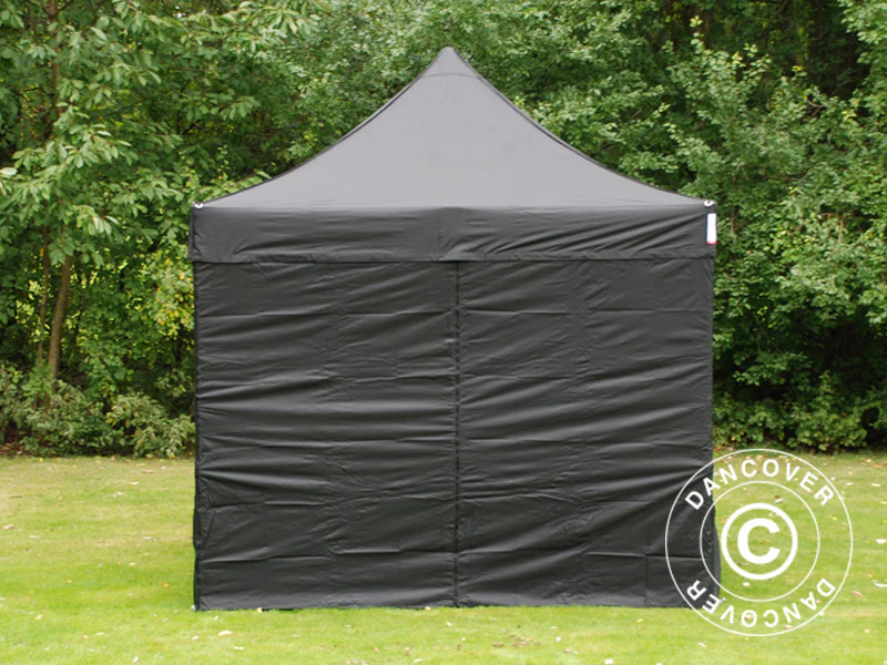Foldetelt FleXtents Xtreme 60 3x3m Sort, inkl. 4 sider - Image 3