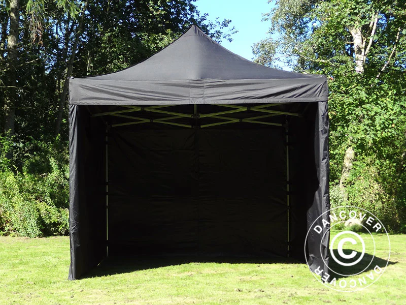 Foldetelt FleXtents Xtreme 60 3x3m Sort, inkl. 4 sider - Image 4