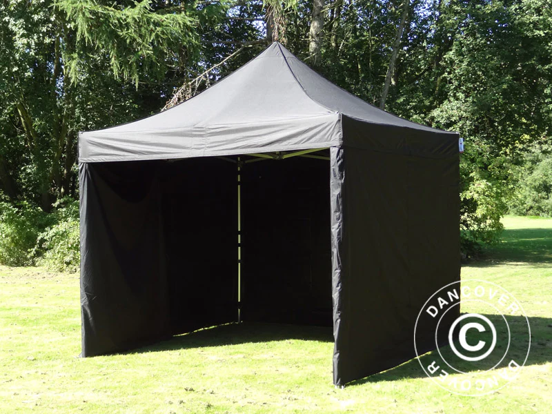 Foldetelt FleXtents Xtreme 60 3x3m Sort, inkl. 4 sider - Image 7