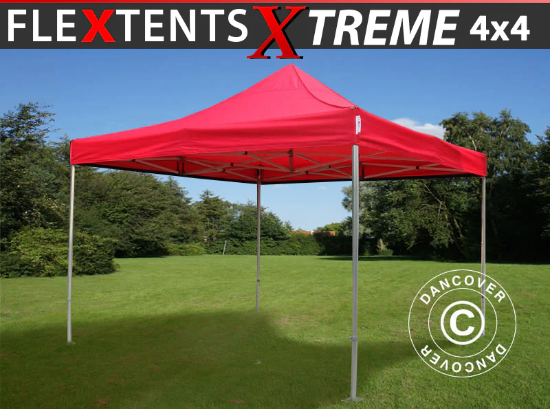 Foldetelt FleXtents Xtreme 60 4x4m Rød