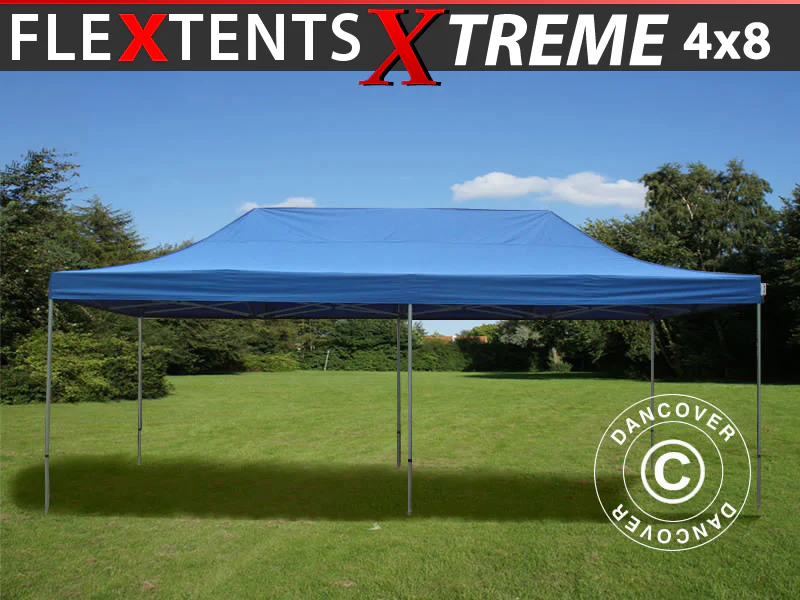 Foldetelt FleXtents Xtreme 60 4x8m Blå
