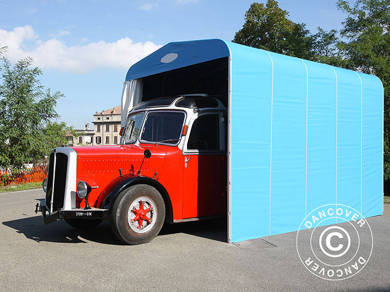 Foldetunnelgarage (Campingvogn), 3x5,15x3,6m, Beige - Image 3
