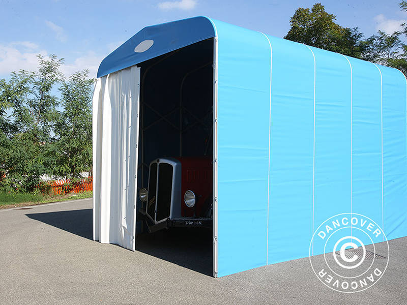 Foldetunnelgarage (Campingvogn), 3x5,15x3,6m, Hvid - Image 6