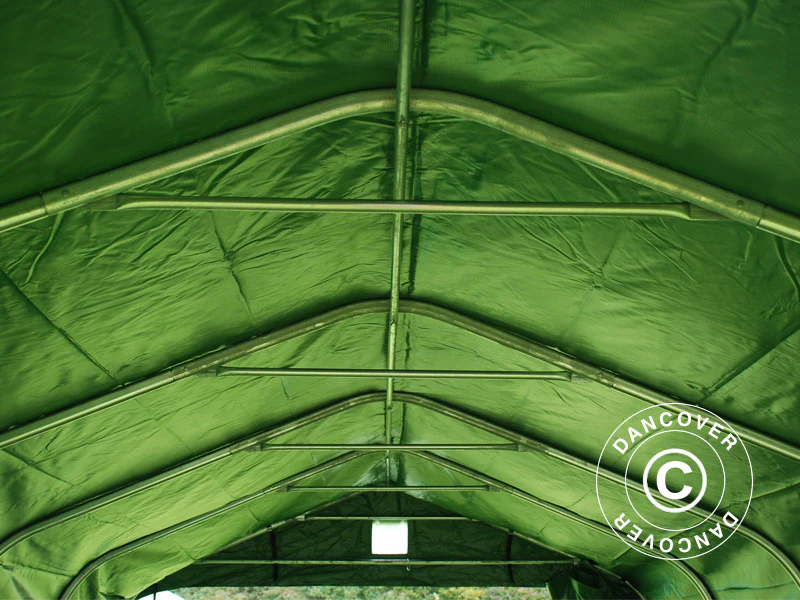 Garagetelt PRO 3,6x6x2,68m PVC, Grøn - Image 7