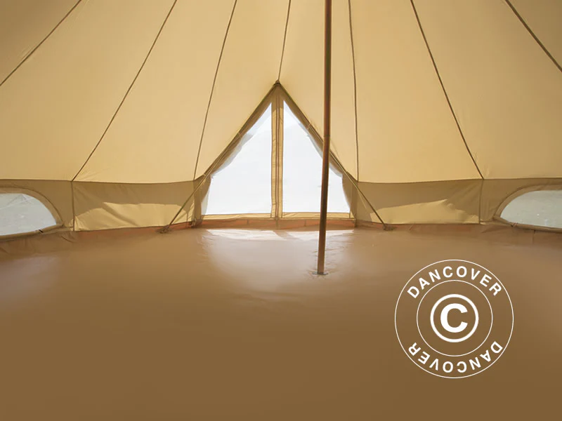 Glampingtelt TentZing®, 4x4m, 4 Personer, Sand - Image 5