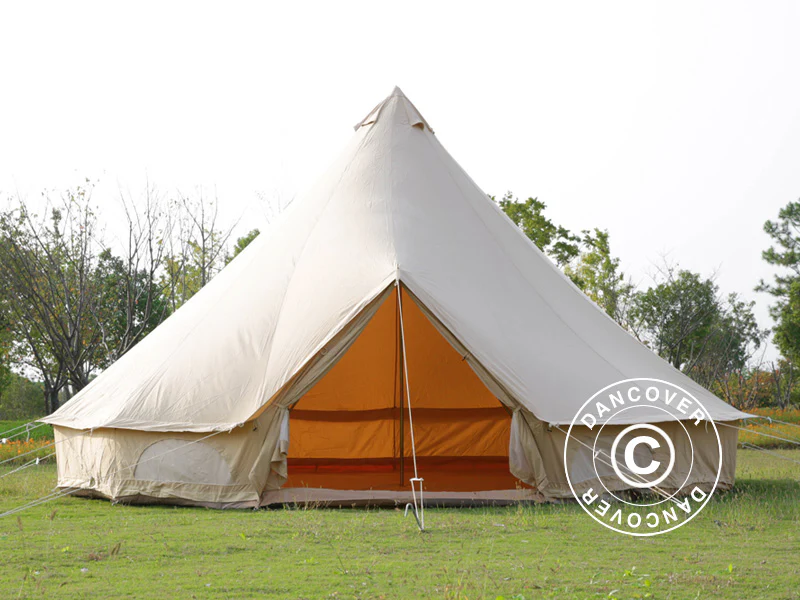 Glampingtelt TentZing®, 6x6m, 8 Personer, Sand - Image 2