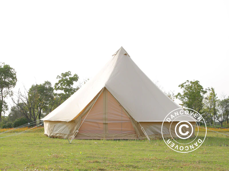 Glampingtelt TentZing®, 6x6m, 8 Personer, Sand - Image 4