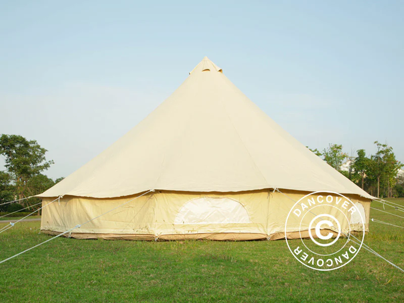 Glampingtelt TentZing®, 6x6m, 8 Personer, Sand - Image 6
