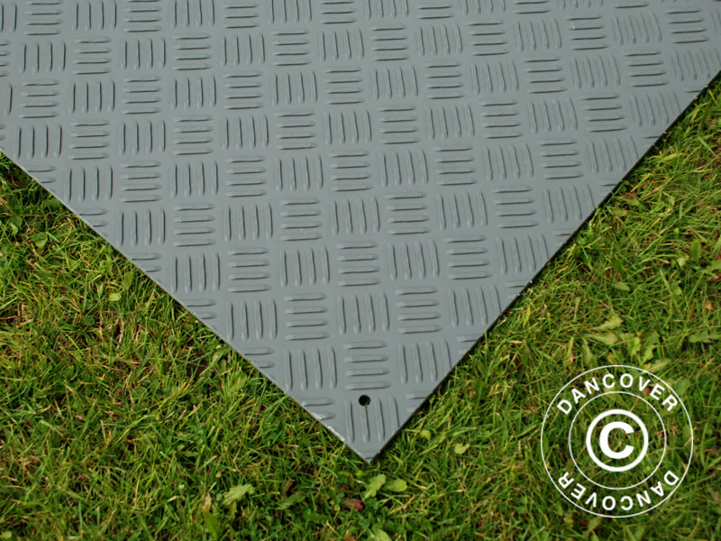 Gulvløsning og køreplade, 0,96 m², 80x120x0,6cm, Grå, 1 stk. - Image 5