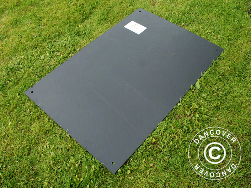 Gulvløsning og køreplade, 0,96 m², 80x120x0,6cm, Sort, 1 stk. - Image 8
