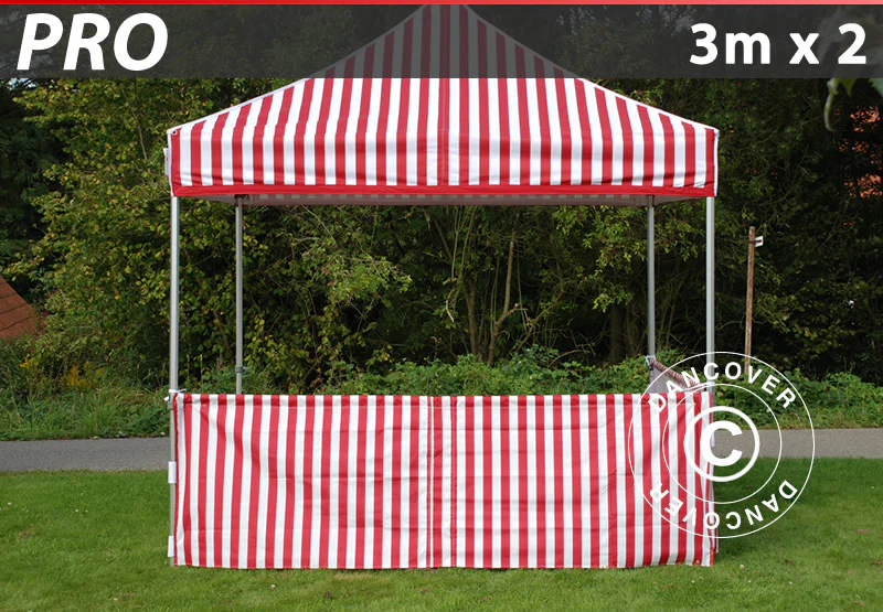 Halvvæg til FleXtents PRO, 6m, Stribet - Image 2