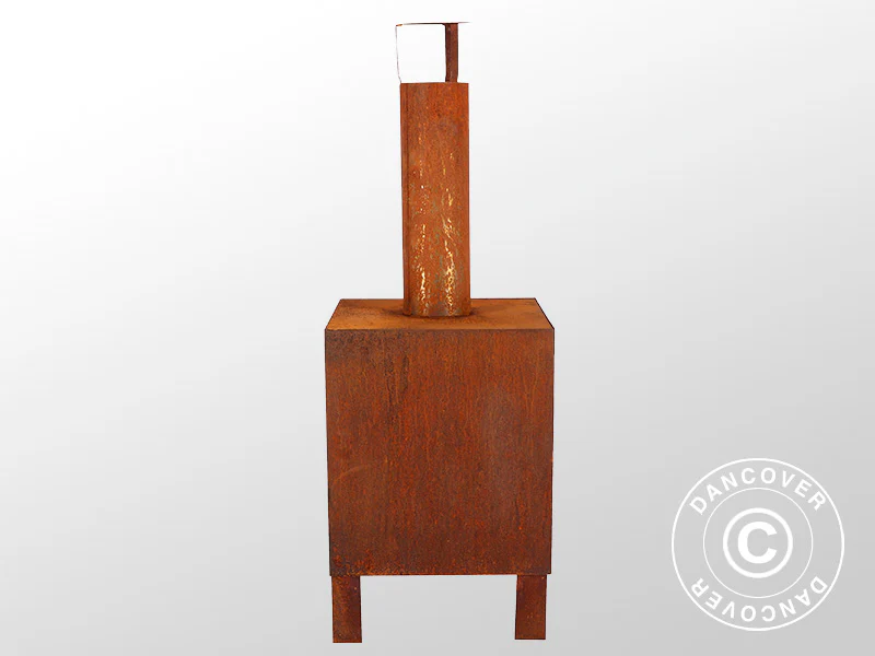 Havepejs, 38x38x108cm, Rustfarvet - Image 5
