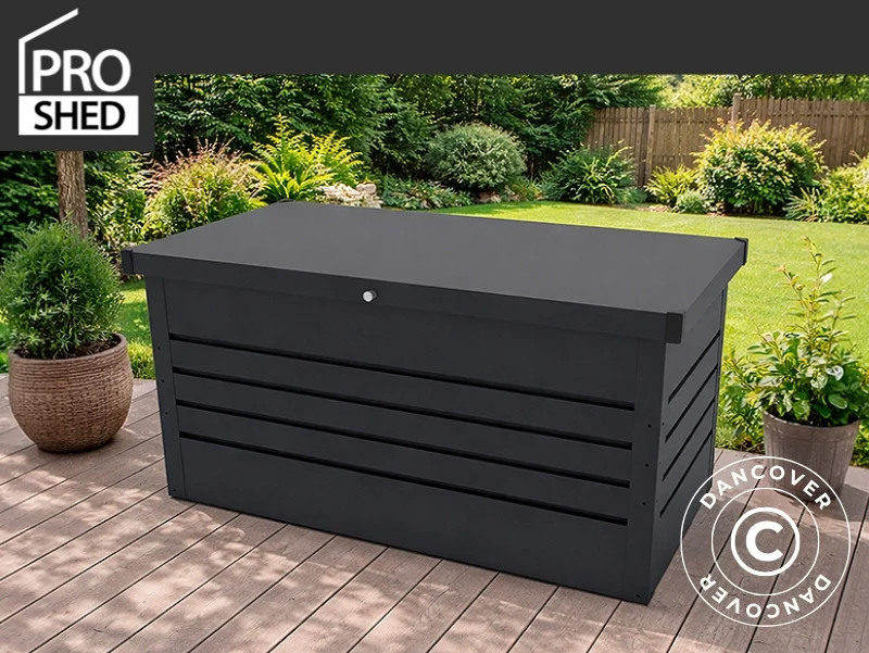 Hyndeboks, 348 L, 0,61x1,2x0,62m, ProShed®, Antracit