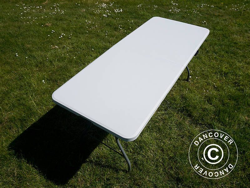 Klapbord 180x74x74cm, Lysegrå (1 stk.) - Image 16