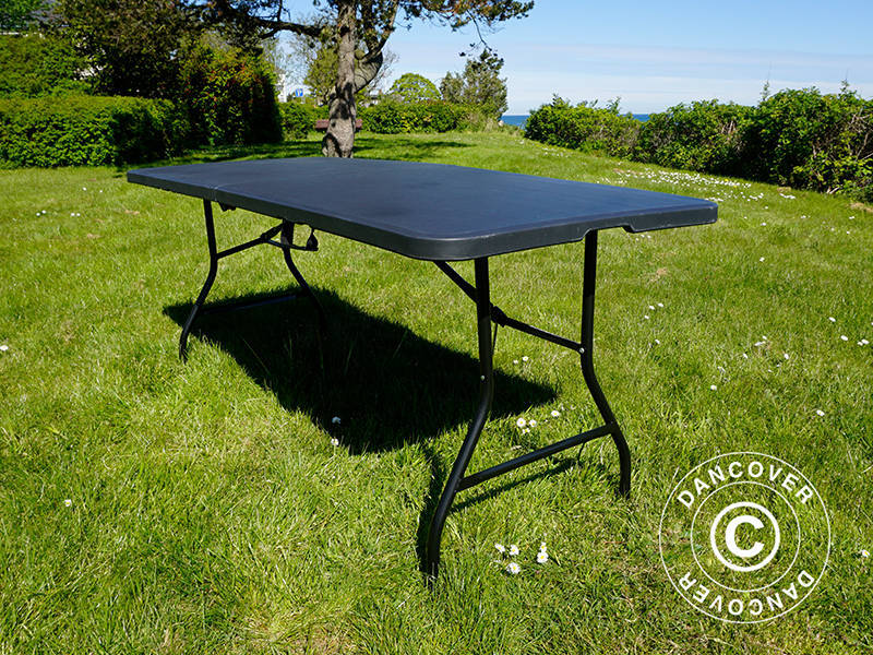 Klapbord 180x74x74cm, Sort (1 stk.) - Image 10
