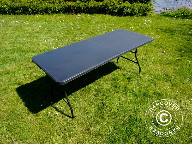 Klapbord 180x74x74cm, Sort (1 stk.) - Image 22