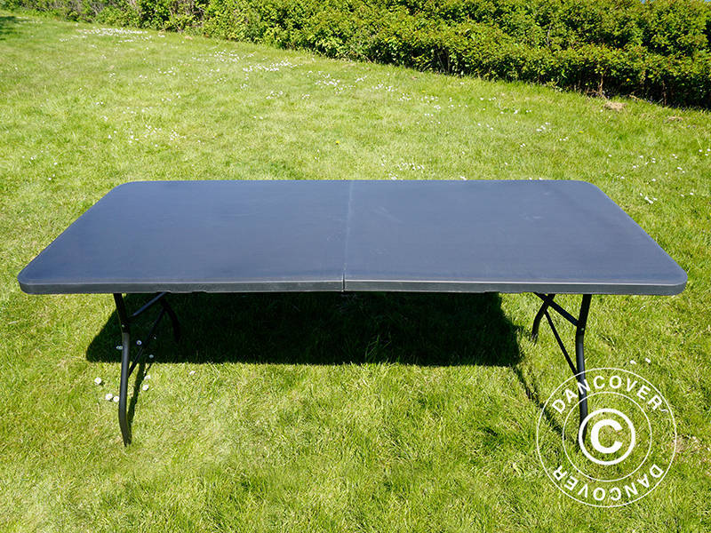 Klapbord 180x74x74cm, Sort (1 stk.) - Image 3
