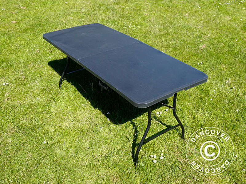 Klapbord 180x74x74cm, Sort (1 stk.) - Image 4