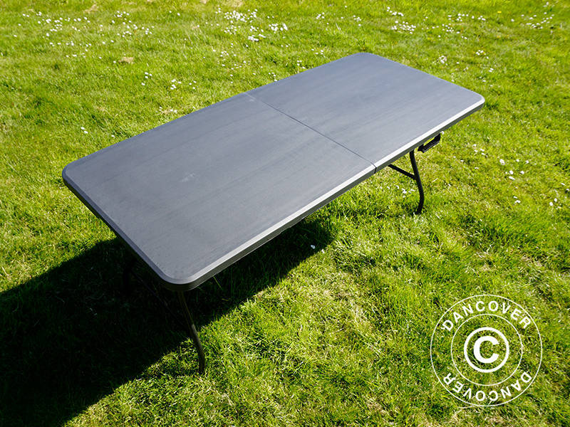 Klapbord 180x74x74cm, Sort (1 stk.) - Image 5