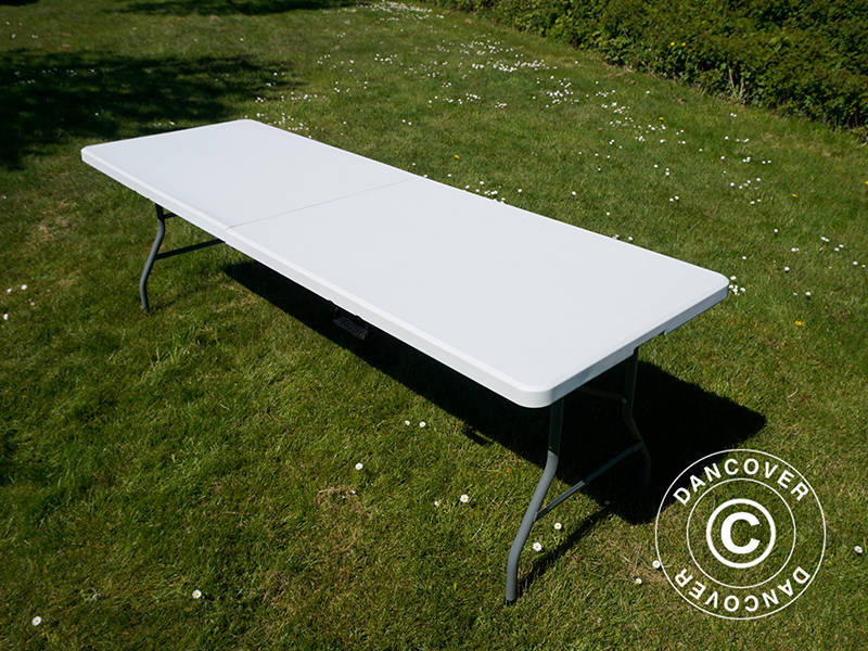 Klapbord 240x76x74cm, Lysegrå (1 stk.) - Image 13