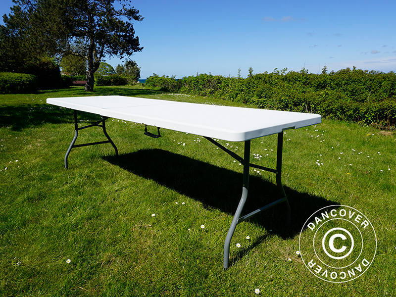 Klapbord 240x76x74cm, Lysegrå (1 stk.) - Image 14