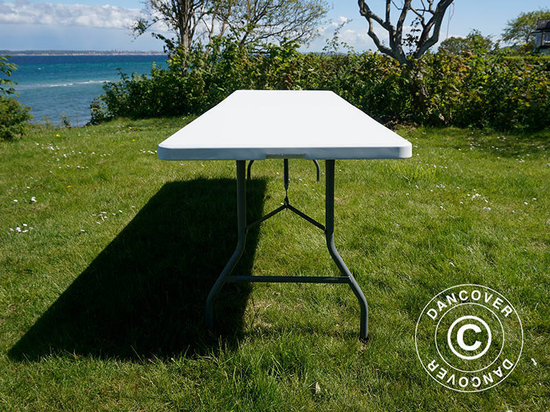Klapbord 240x76x74cm, Lysegrå (1 stk.) - Image 16