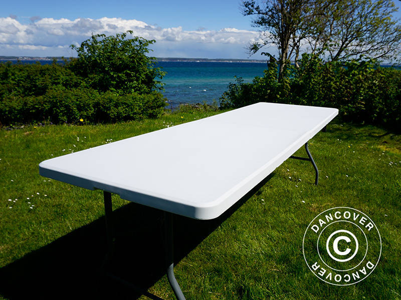 Klapbord 240x76x74cm, Lysegrå (1 stk.) - Image 17