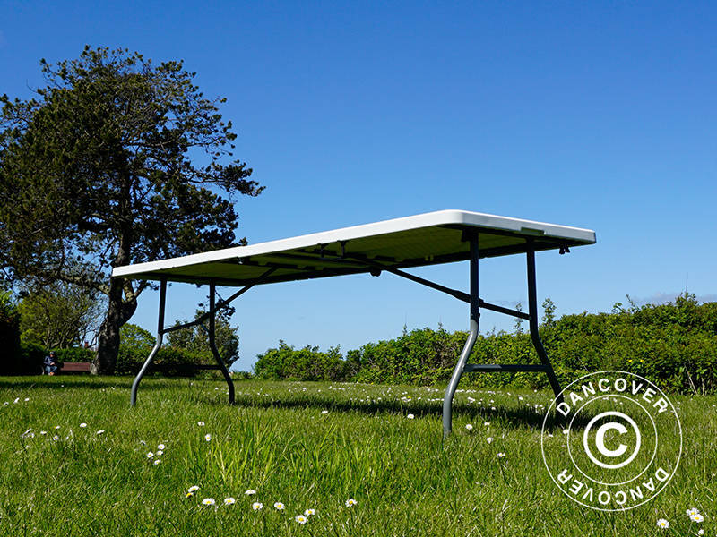 Klapbord 240x76x74cm, Lysegrå (1 stk.) - Image 21