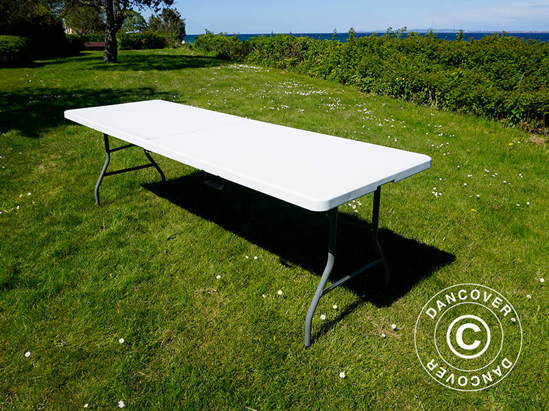 Klapbord 240x76x74cm, Lysegrå (1 stk.) - Image 22