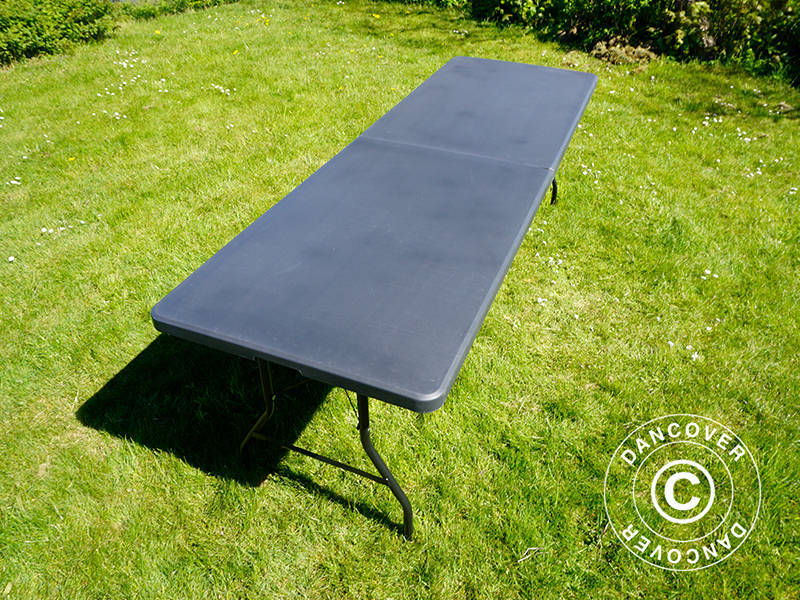Klapbord 240x76x74cm, Sort (10 stk.) - Image 2
