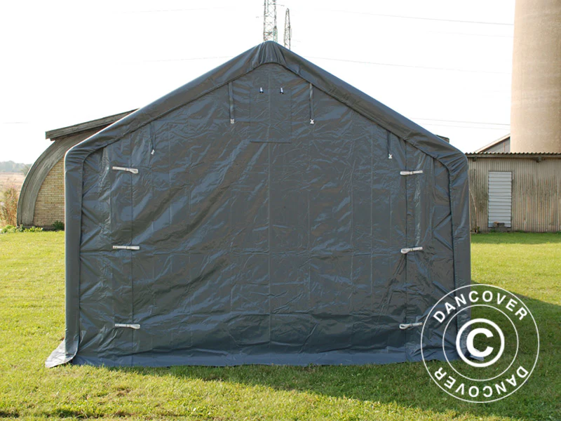 Lagertelt PRO 5x12x2x3,39m, PVC, Grå - Image 23