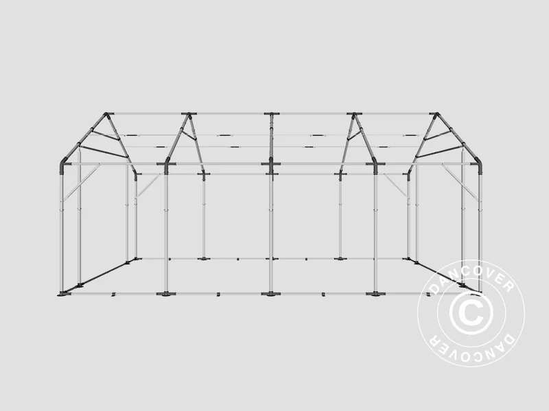Lagertelt PRO 5x8x2x3,39m PVC, Grøn - Image 23