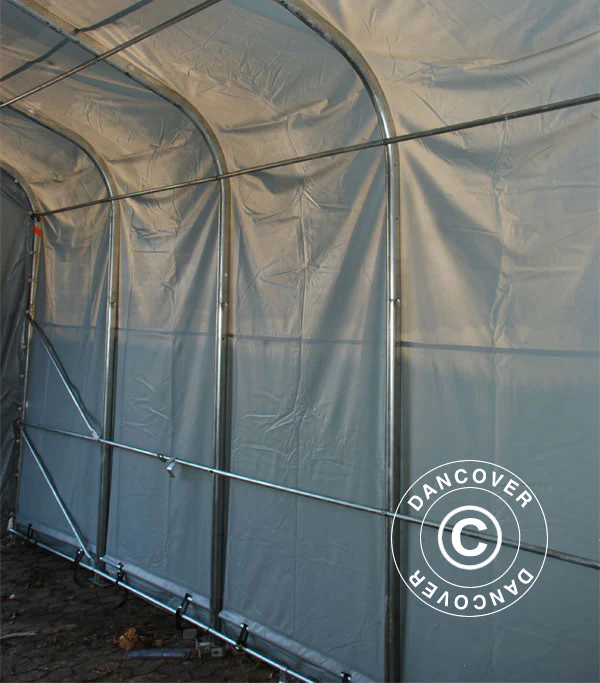 Lagertelt PRO 6x12x3,7m PVC m/ovenlys, Grøn - Image 28