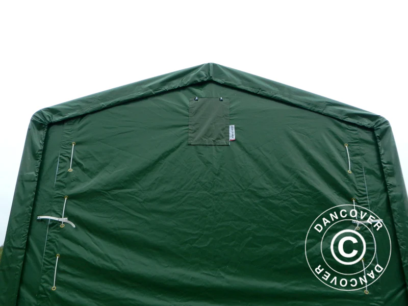 Lagertelt PRO XL 3,5x8x3,3x3,94m, PVC, Grøn - Image 16