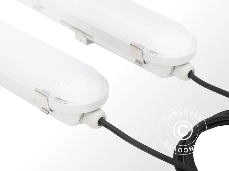 LED armatur m/3 forbundne armaturer, Hvid - Image 4