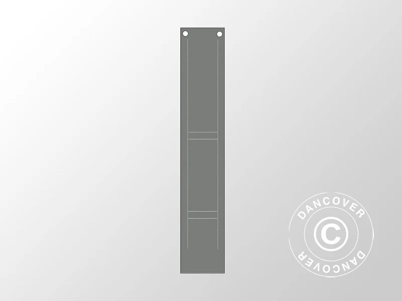 Løs pløs 2m til CombiTents® Exclusive partytelte 6x12m, Grå