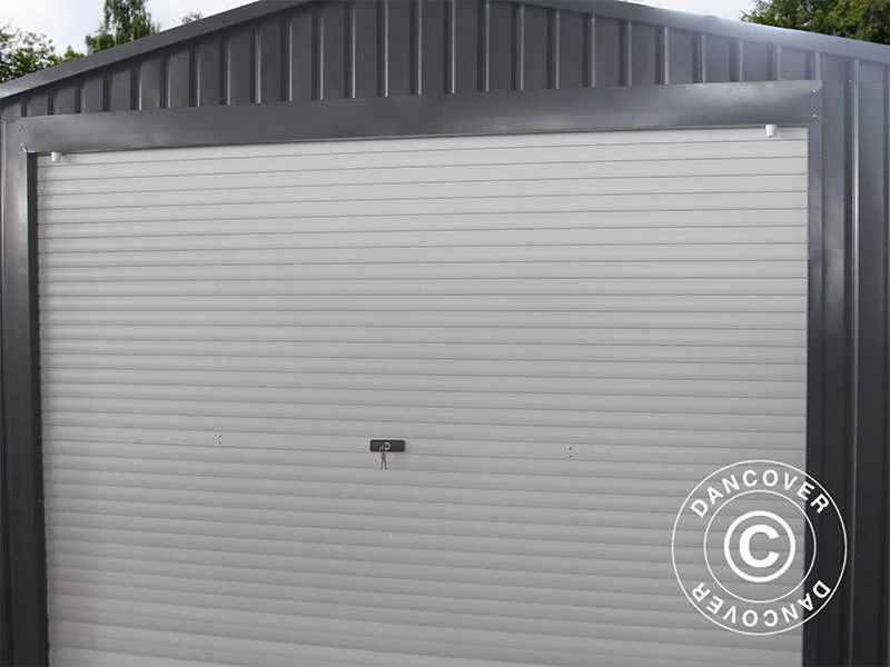 Metalgarage 3,38x5,76x2,43m, 19,47m², ProShed®, Antracit - Image 5