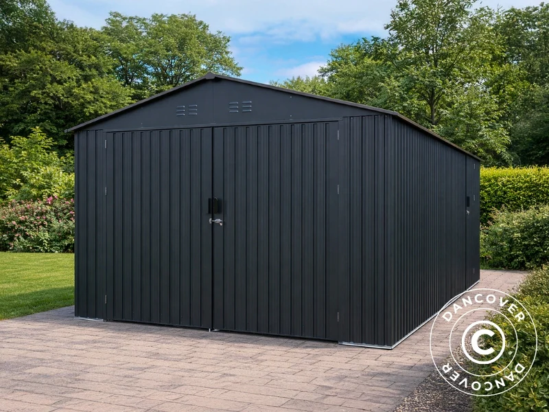 Metalgarage 3x6,02x2,32m, 18.06m², ProShed®, Antracit - Image 2
