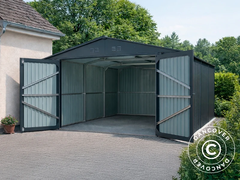 Metalgarage 3x6,02x2,32m, 18.06m², ProShed®, Antracit - Image 3