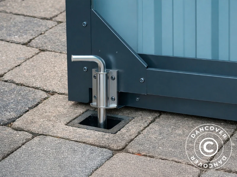 Metalgarage 3x6,02x2,32m, 18.06m², ProShed®, Antracit - Image 6