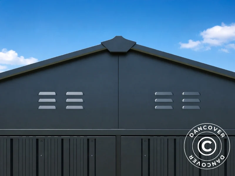 Metalgarage 3x6,02x2,32m, 18.06m², ProShed®, Antracit - Image 9